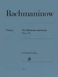 Cover: Sergej Rachmaninow - Six Moments musicaux op. 16 - Henle, G&uuml;nter