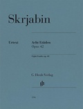 Cover: Alexander Skrjabin - Acht Et&uuml;den op. 42 - Henle, G&uuml;nter