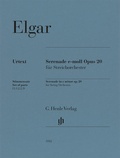 Cover: Edward Elgar - Serenade e-moll op. 20 f&uuml;r Streichorchester - Henle, G&uuml;nter