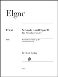 Cover: Edward Elgar - Serenade e-moll op. 20 f&uuml;r Streichorchester - Henle, G&uuml;nter