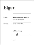 Cover: Edward Elgar - Serenade e-moll op. 20 f&uuml;r Streichorchester - Henle, G&uuml;nter