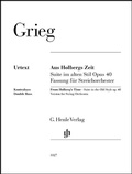 Cover: Edvard Grieg - Aus Holbergs Zeit op. 40 - Henle, G&uuml;nter
