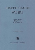 Cover: Joseph Haydn - Reihe 1, Bd. 7 | Sinfonien 1773 und 1774 - Henle, G&uuml;nter