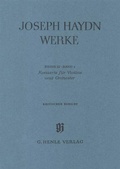Cover: Joseph Haydn - Reihe 3, Bd. 1 | Konzerte f&uuml;r Violine und Orchester - Henle, G&uuml;nter