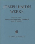 Cover: Joseph Haydn - Reihe 15, Bd. 1 | Konzerte f&uuml;r Orgel (Cembalo) und Orchester - Henle, G&uuml;nter
