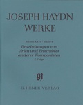 Cover: Joseph Haydn - Reihe 26, Bd. 4 | Bearbeitungen von Arien und Ensembles anderer Komponisten, 2. Folge - Henle, G&uuml;nter