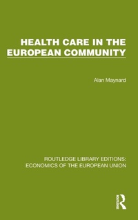 Enlarge image Cover: Health Care in the European Community - Routledge