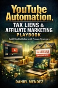 Cover: YouTube Automation Tax Liens Affiliate Playbook - Daniel Mendez
