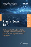 Cover: Areas of Success for AI - Springer