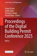 Cover: Proceedings of the Digital Building Permit Conference 2025 - Springer