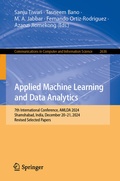 Cover: Applied Machine Learning and Data Analytics - Springer