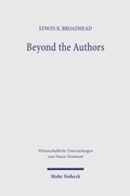 Cover: Beyond the Authors - Mohr Siebeck