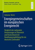 Cover: Energiegemeinschaften im europ&auml;ischen Energierecht - Springer Gabler