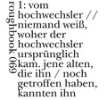 Cover: die mappe hochwechsler - Urs Engeler