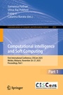 Cover: Computational Intelligence and Soft Computing - Springer
