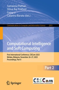 Enlarge image Cover: Computational Intelligence and Soft Computing - Springer