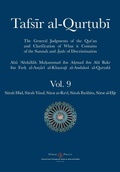 Cover: Tafsir al-Qurtubi Vol. 9 - Tafsir al-Qurtubi