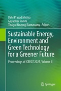 Cover: Sustainable Energy, Environment and Green Technology for a Greener Future - Springer