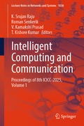 Cover: Intelligent Computing and Communication - Springer