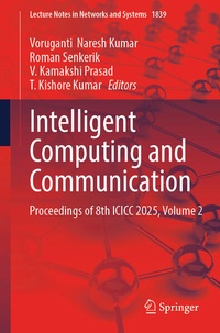 Enlarge image Cover: Intelligent Computing and Communication - Springer