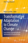 Cover: Transformative Adaptation to Climate Change - Springer
