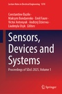 Cover: Sensors, Devices and Systems - Springer