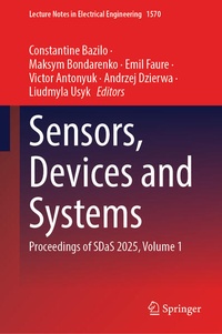 Enlarge image Cover: Sensors, Devices and Systems - Springer