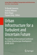 Cover: Urban Infrastructure for a Turbulent and Uncertain Future - Springer