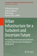 Cover: Urban Infrastructure for a Turbulent and Uncertain Future - Springer