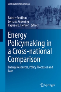 Enlarge image Cover: Energy Policymaking in a Cross-national Comparison - Springer