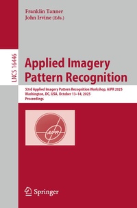 Enlarge image Cover: Applied Imagery Pattern Recognition - Springer