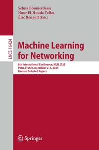Enlarge image Cover: Machine Learning for Networking - Springer