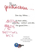 Cover: Nur geschrieben ... - Kulturmaschinen Verlag