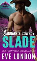 Cover: January's Cowboy Slade (Cowboys of Mustang Mountain, #1) - Tickled Pinkest
