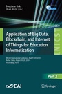 Cover: Application of Big Data, Blockchain, and Internet of Things for Education Informatization - Springer