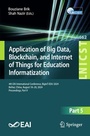Cover: Application of Big Data, Blockchain, and Internet of Things for Education Informatization - Springer