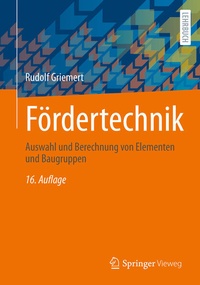 Bild vergrößern Bild: Fördertechnik - Springer Vieweg