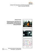 Cover: Entwicklung einer Testmethode zur experimentellen Untersuchung von Kurzzeitdynamik und Verschlei&szlig; an Reifenprofilkl&ouml;tzen - TEWISS