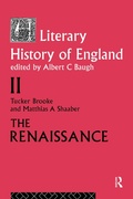Cover: The Literary History of England - Taylor & Francis