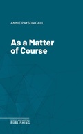 Cover: As a Matter of Course - Science & Technology Publishing