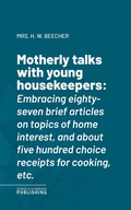 Cover: Motherly talks with young housekeepers - Science & Technology Publishing
