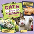 Cover: Cats Are Cheaper Than Therapy 2027 Wall Calendar - Andrews McMeel Publishing