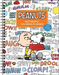 Enlarge image Cover: PEANUTS (R) 2027 Monthly/Weekly Coloring Calendar with Stickers to Color - Andrews McMeel Publishing