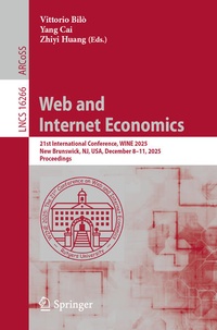 Enlarge image Cover: Web and Internet Economics - Springer