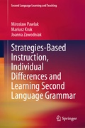 Cover: Strategies-Based Instruction, Individual Differences and Learning Second Language Grammar - Springer