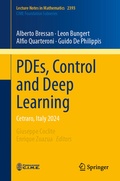 Cover: PDEs, Control and Deep Learning - Springer