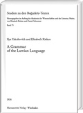 Cover: A Grammar of the Luwian Language - Harrassowitz Verlag