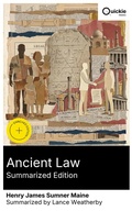 Cover: Ancient Law (Summarized Edition) - Quickie Classics