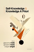 Cover: Self-Knowledge and Knowledge A Priori - Oxford University Press