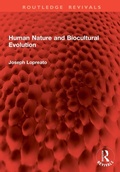 Cover: Human Nature and Biocultural Evolution - Routledge
